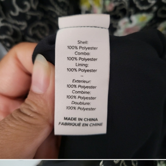 NWT Cinq à Sept Jessica Mixed Floral Button Down Long Sleeve Dress - Picture 3 of 9